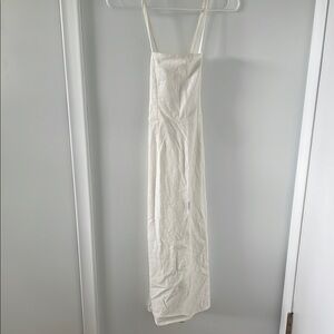 Off white linen dress